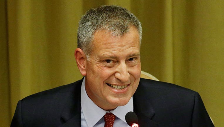 NYC Mayor Bill de Blasio