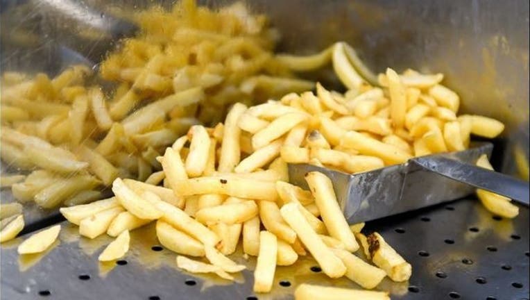 A file photo shows French fries (PHILIPPE HUGUEN/AFP/Getty Images)