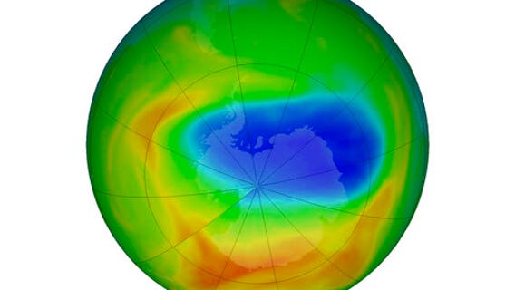South Pole's ozone hole shrinks to smallest since discovery