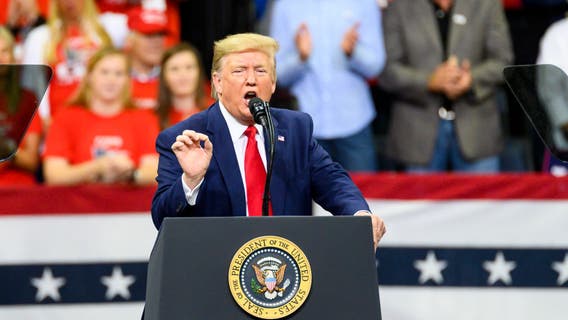 Trump rips Biden apart in rally; says he kissed Obama's backside