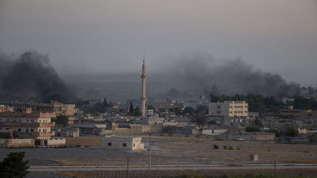 Turkish forces say they've captured key Syrian border town