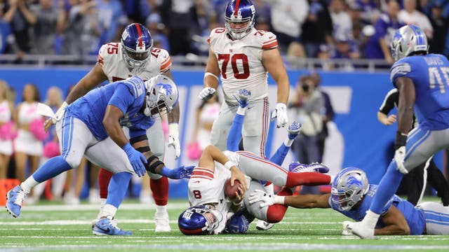 Stafford-led Lions beat Giants 31-26 and end 3-game skid