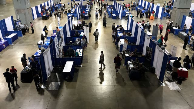 US hiring slows but unemployment rate hits fresh 50-year low