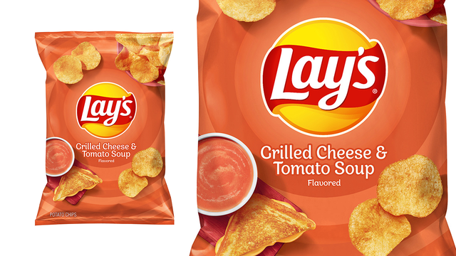 Lay’s unveils its take on a cozy American classic: Grilled cheese and tomato soup chips