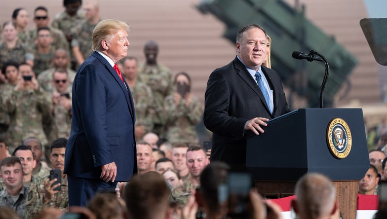 Secretary of State Mike Pompeo addresses his remarks to military personnel and their families Sunday, June 30, 2019, at Osan Air Base, Korea. (Official White House Photo by Shealah Craighead)