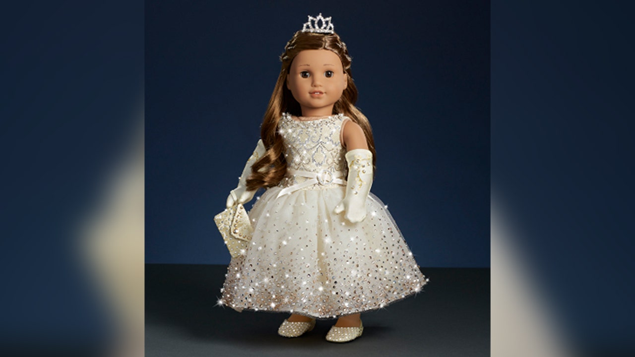 American Girl unveils 5K holiday doll covered in 5,000 Swarovski crystals