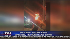 14 NYPD officers, 8 civilians injured in Bronx apartment fire