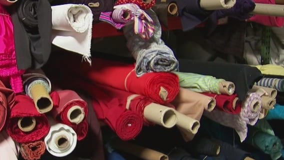 Leftover fabric finds a new use instead of ending up in landfill