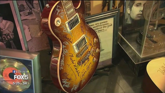 All aboard the mobile museum of the Long Island Music Hall of Fame