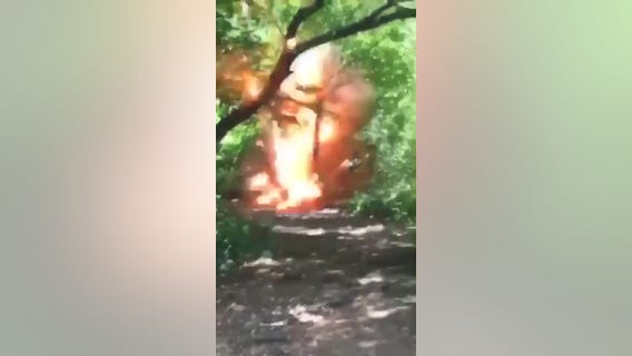 Dramatic video shows teens setting off explosions on Long Island