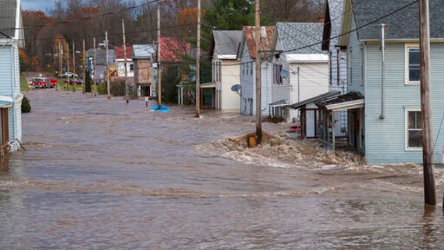 Power outages, flooding in NY; swept-away driver found dead