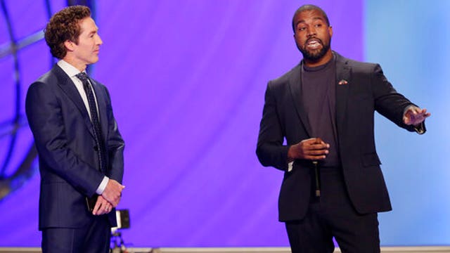 Kanye West talks about serving God during visit with Osteen