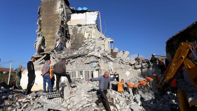 Powerful earthquake rattles Albania