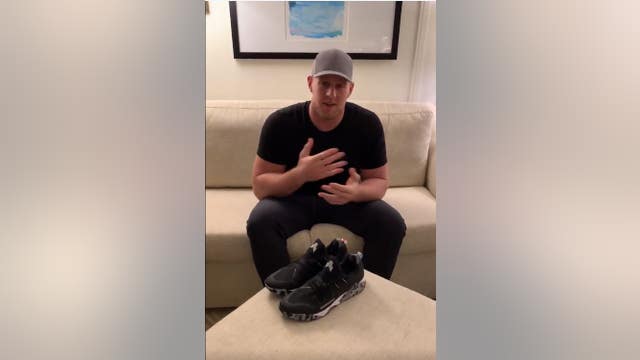 J.J. Watt honors late grandfather who served in Korean War, donates proceeds from his shoe to vets