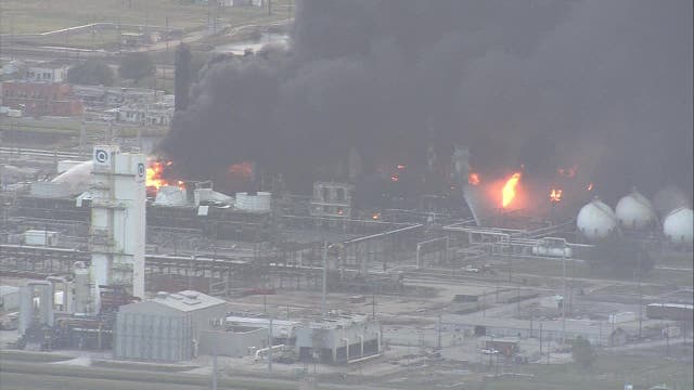 Three 'significant' explosions rattle plant in Port Neches