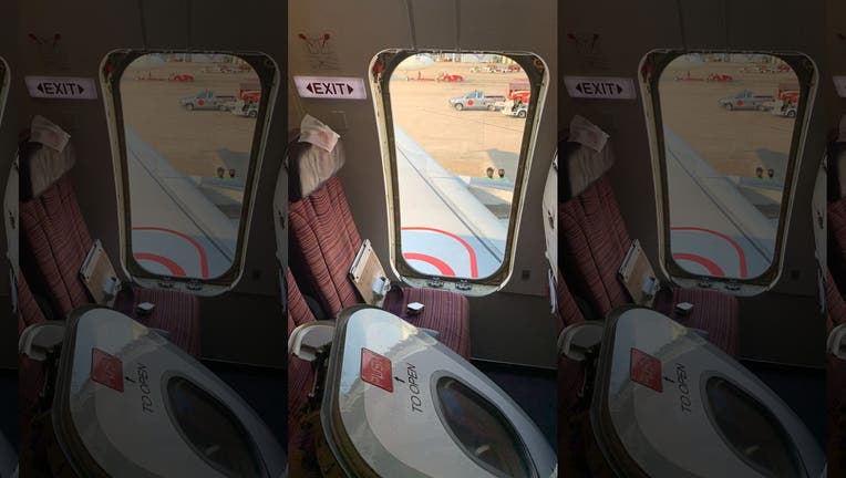 A spokesperson for Thai Smile Airways has apologized after a “crazed” passenger, who was reportedly drunk when he ripped an emergency exit door open just moments before takeoff. (ViralPress)