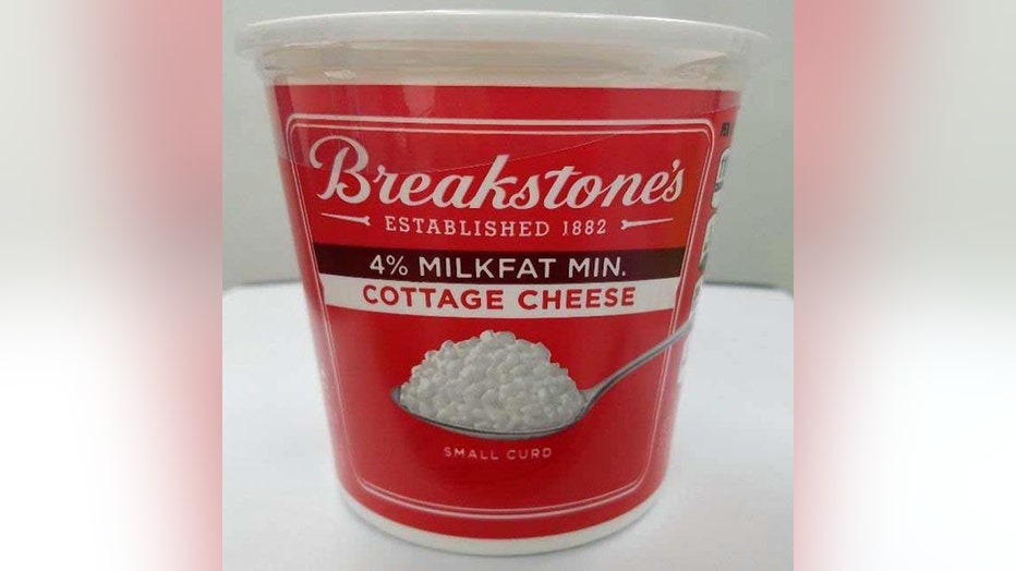 Breakstone's Cottage Cheese products recalled due to risk of plastic
