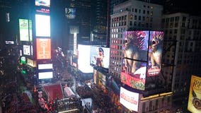 Science teachers, students get Times Square New Year's stage