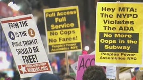 Protesters: Make subways free and accessible