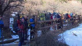 Hiker completes 50th annual summit of Pikes Peak in Colorado