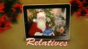 Video chat with Santa