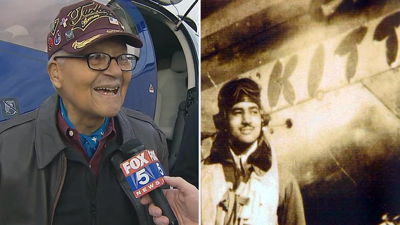 Tuskegee Airman from Bethesda celebrates 100th birthday with a flight