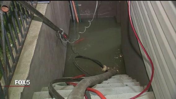 Sewer line back up pushes waste into hundreds of homes