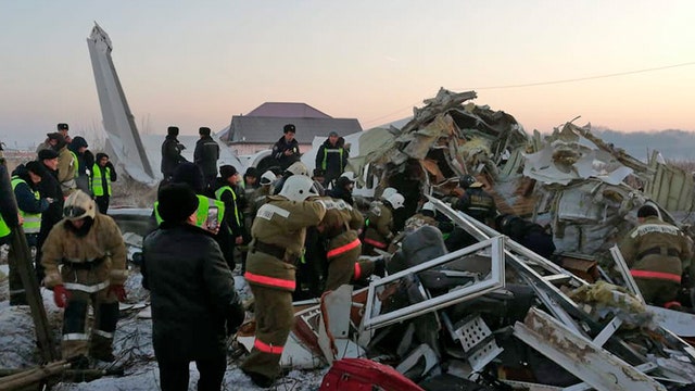 Plane with 98 aboard crashes after takes off in Kazakhstan