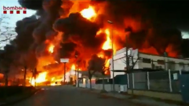 Fire destroys chemical recycling plant in Spain