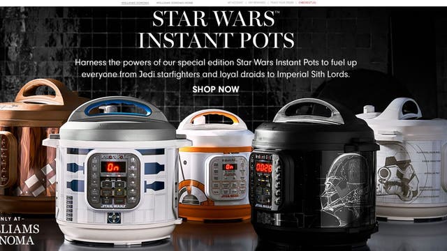 'Star Wars'-themed Instant Pots that look like R2-D2, Chewbacca now available