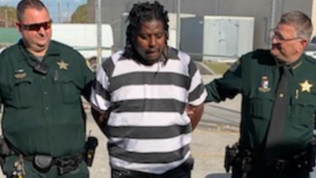 Sheriff escorts man to jail after 'extremely emaciated' dog found: 'This is how we treat you'