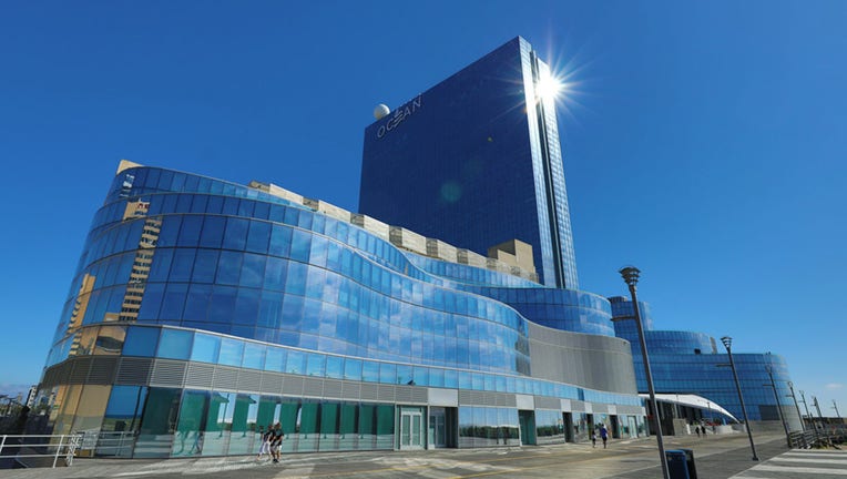 A exterior view of Ocean Casino Resort from the boardwalk in Atlantic City, N.J.