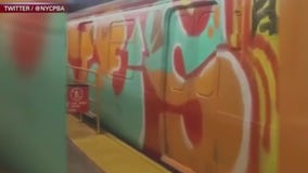 Subway graffiti makes a bit of a comeback