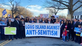 Thousands march on Long Island against anti-Semitism