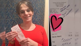 2020 Tip Challenge: Single mother gets $2,020 tip at Michigan restaurant