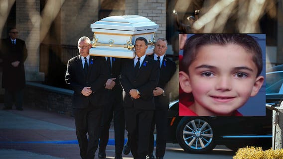 Funeral held for boy who died in freezing garage