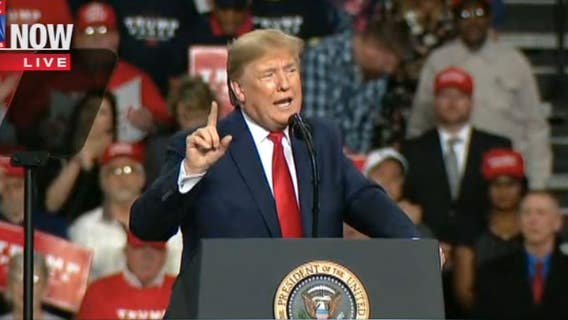 WATCH: President Donald Trump rallies in Toledo for first campaign stop of 2020 election