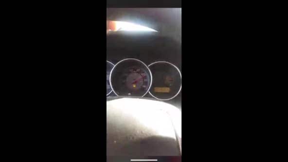 Driver livestreams himself speeding, crashing