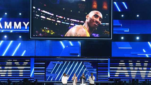 Music stars pay tribute to Kobe Bryant at Grammys award show