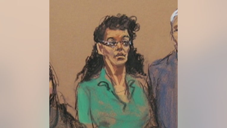 Courtroom sketch of Asia Siddiqui