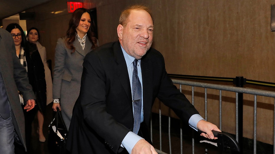Harvey Weinstein arrives at court