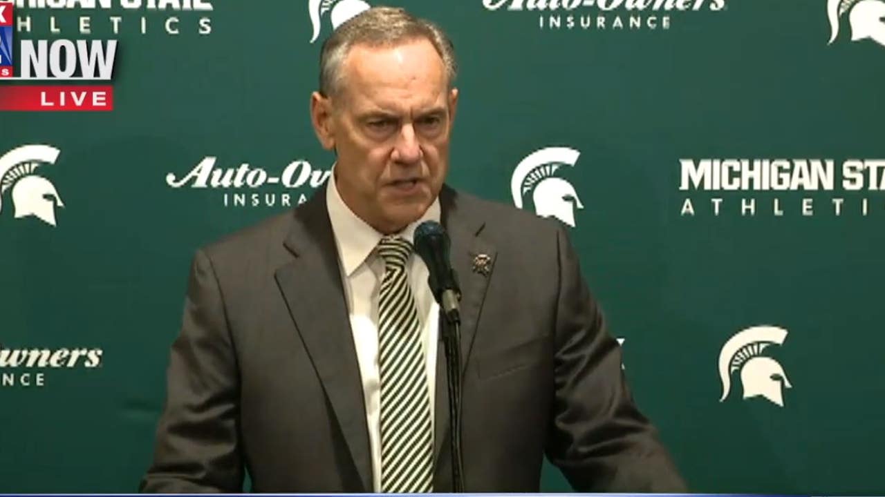 Michigan State head coach Mark Dantonio holds press conference