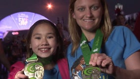 10-year-old once thought to never be able to walk runs across finish line at Disney Princess 5K