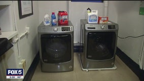 Elementary school in Washington Heights providing laundry service to students