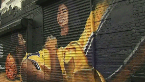 Mural honoring Kobe, Gianna Bryant painted in Brooklyn
