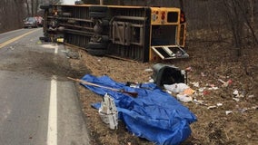 Several students hurt in upstate bus crash