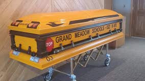 Beloved Minnesota school bus driver honored with special casket