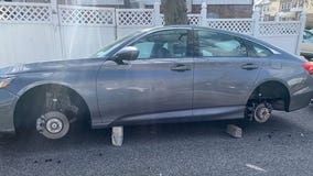 Car wheels being stolen across New York City