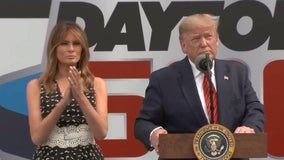 'Start your engines!' President Trump revs up Daytona 500 crowd, does historic lap in presidential limo