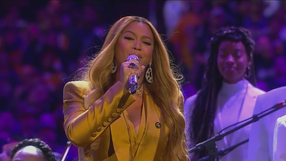 ‘This was one of his favorite songs’: Beyonce opens Kobe Memorial with emotional performance